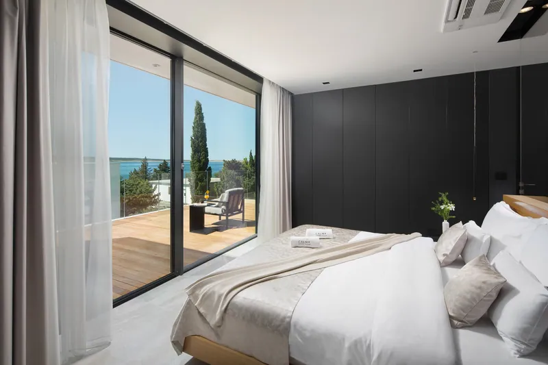 Bedroom in Villa Calma II with its own terrace